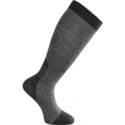 Woolpower Chaussettes Skilled Liner Mi-mollet - Gris Foncé/Gris -Équipement De Chasse woolpower chaussettes skilled liner mi mollet gris foncegris 1