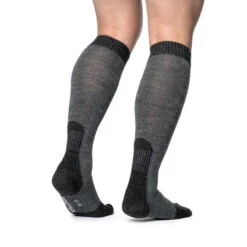 Woolpower Chaussettes Skilled Liner Mi-mollet - Gris Foncé/Gris -Équipement De Chasse woolpower chaussettes skilled liner mi mollet gris foncegris 2