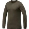 Woolpower Couche De Base Merino Crewneck 200 - Vert Pin -Équipement De Chasse woolpower couche de base merino crewneck 200 vert pin