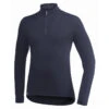 Woolpower Merino Base Layer Zip Turtleneck 200 - Bleu Marine Foncé 1 Woolpower Merino Base Layer Zip Turtleneck 200 - Bleu Marine Foncé -Équipement De Chasse woolpower merino base layer zip turtleneck 200 bleu marine fonce