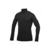 Woolpower Merino Base Layer Zip Turtleneck LITE - Noir -Équipement De Chasse woolpower merino base layer zip turtleneck lite noir