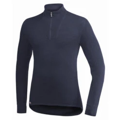 Woolpower Merino Mid Layer Zip Turtleneck 400 - Marine Foncé -Équipement De Chasse woolpower merino mid layer zip turtleneck 400 marine fonce 4