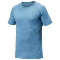Woolpower Tee De Base Couche Merino LITE - Bleu Nordique -Équipement De Chasse woolpower tee de base couche merino lite bleu nordique 1